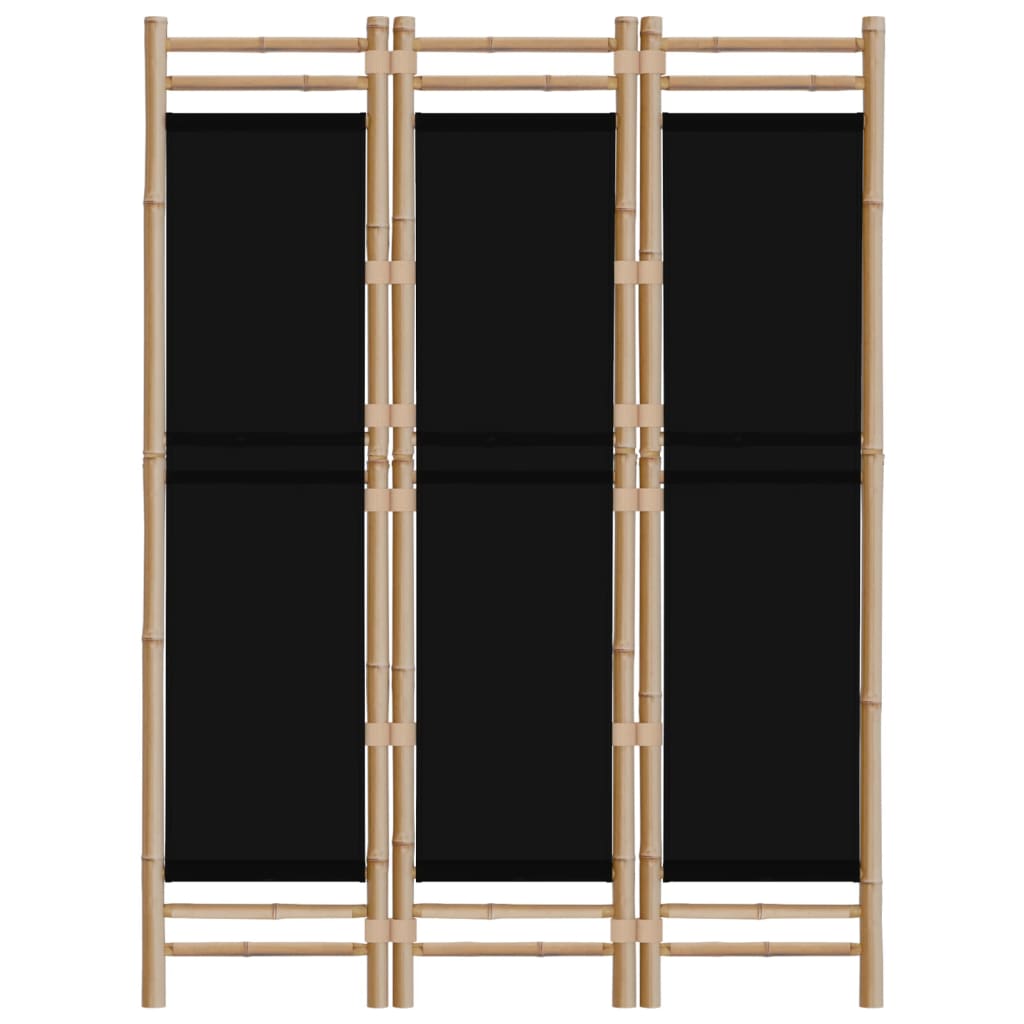 8720845600662_g_en_hd_2 vidaXL Folding 3-Panel Room Divider 120 cm Bamboo and Canvas - Image 4