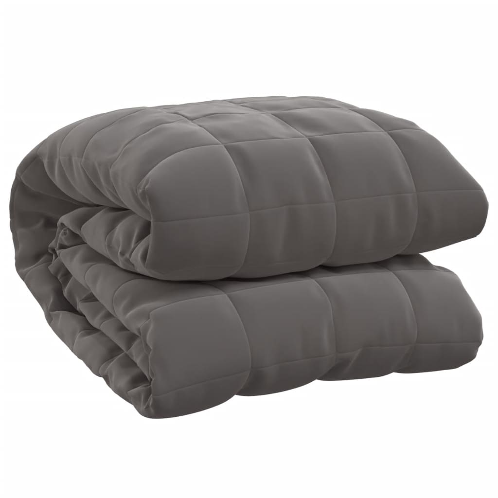 8720845601430_a_en_hd_1 vidaXL Weighted Blanket Grey 155x220 cm 11 kg Fabric - Image 2