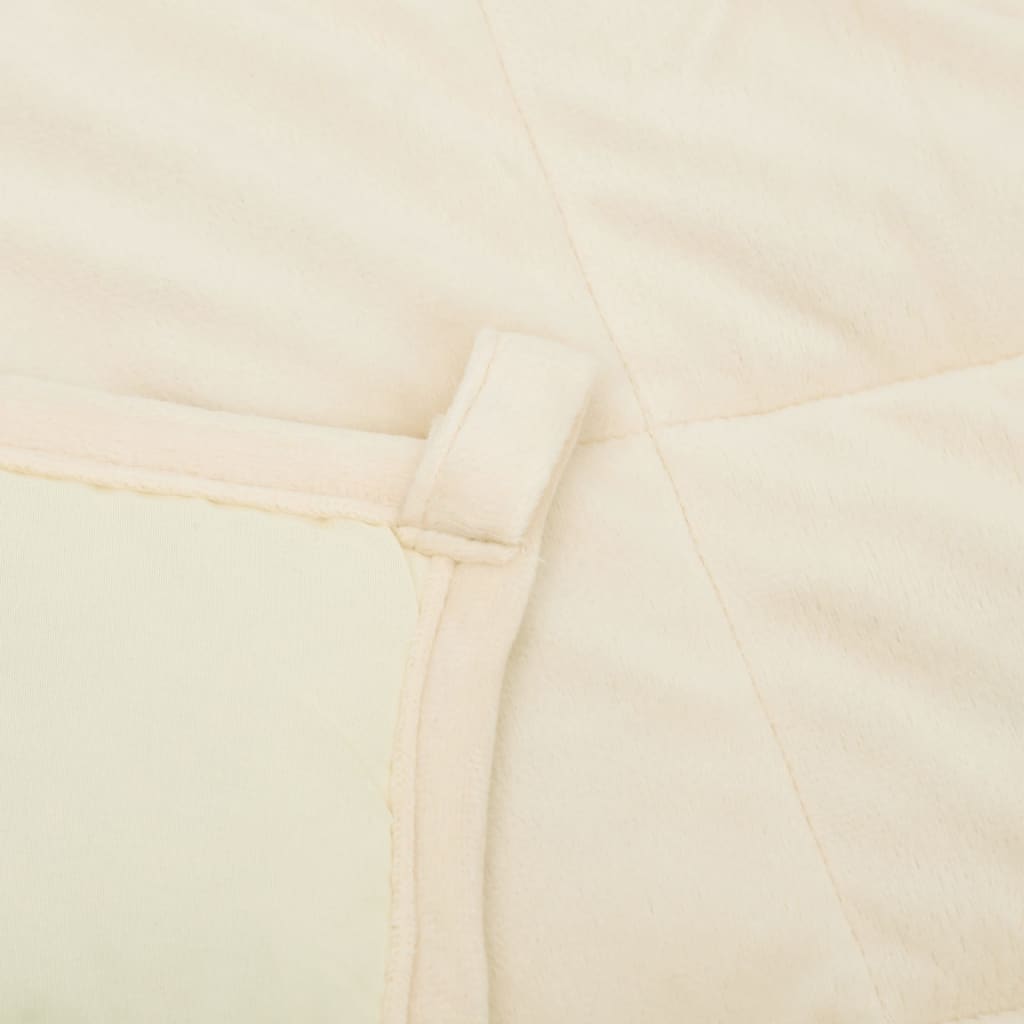 8720845601720_g_en_hd_3 vidaXL Weighted Blanket Light Cream 120x180 cm 5 kg Fabric - Image 5