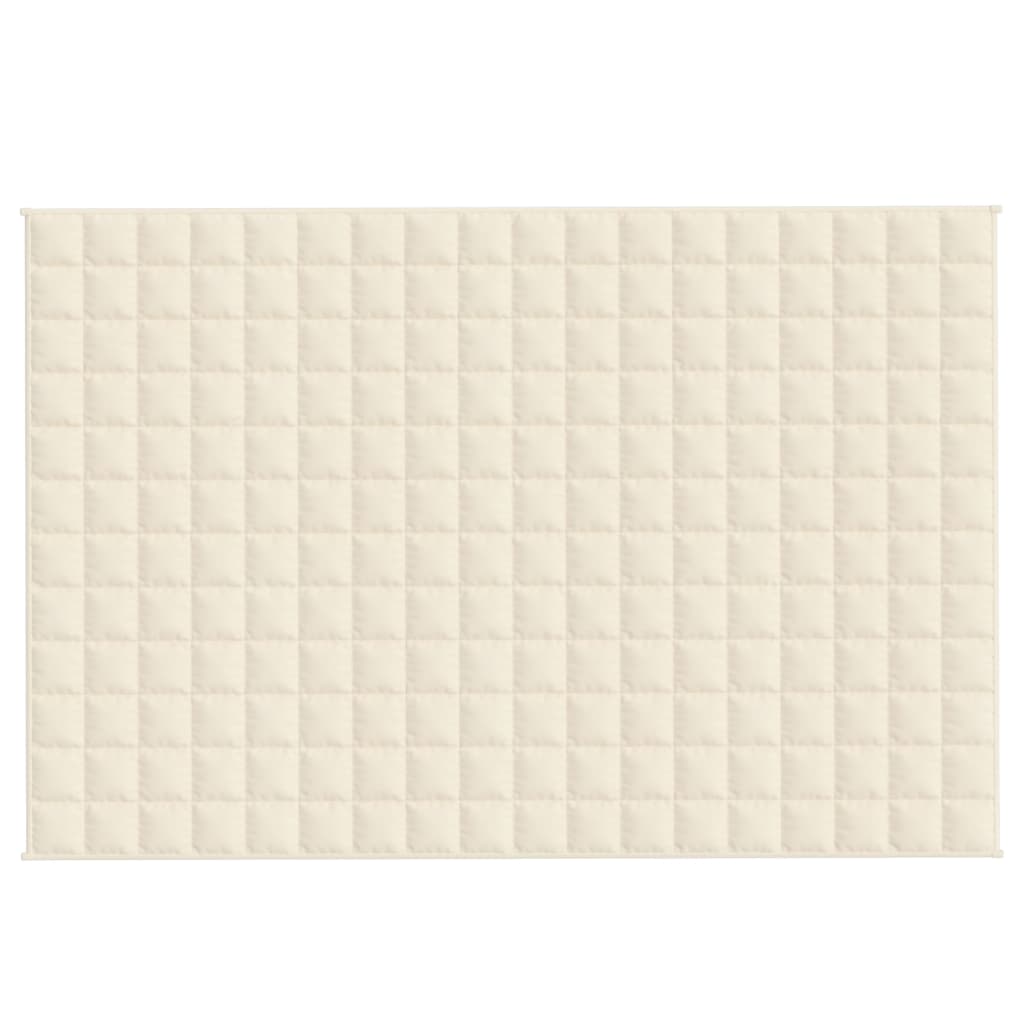 8720845601737_g_en_hd_1 vidaXL Weighted Blanket Light Cream 120x180 cm 9 kg Fabric - Image 3
