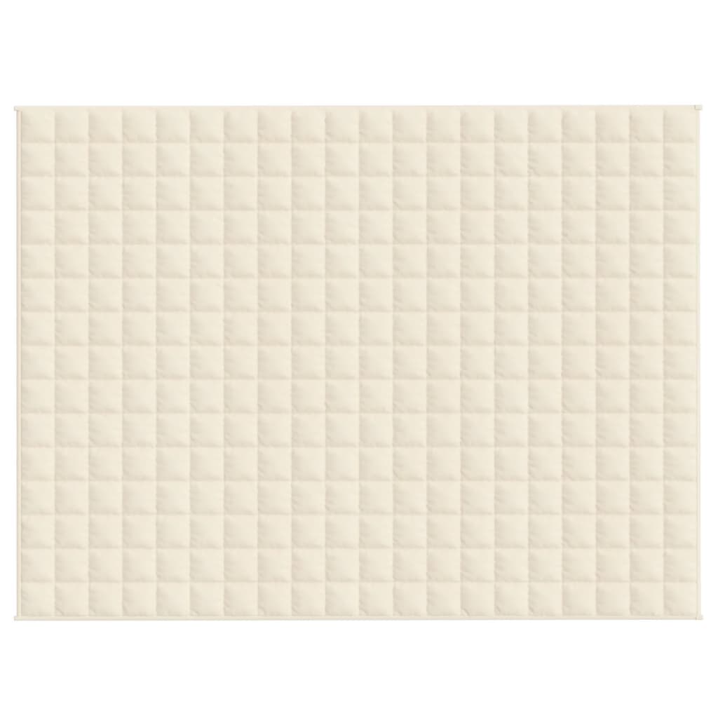 8720845601775_g_en_hd_1 vidaXL Weighted Blanket Light Cream 150x200 cm 11 kg Fabric - Image 3