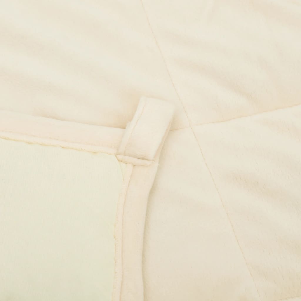 8720845601782_g_en_hd_3 vidaXL Weighted Blanket Light Cream 155x220 cm 7 kg Fabric - Image 5