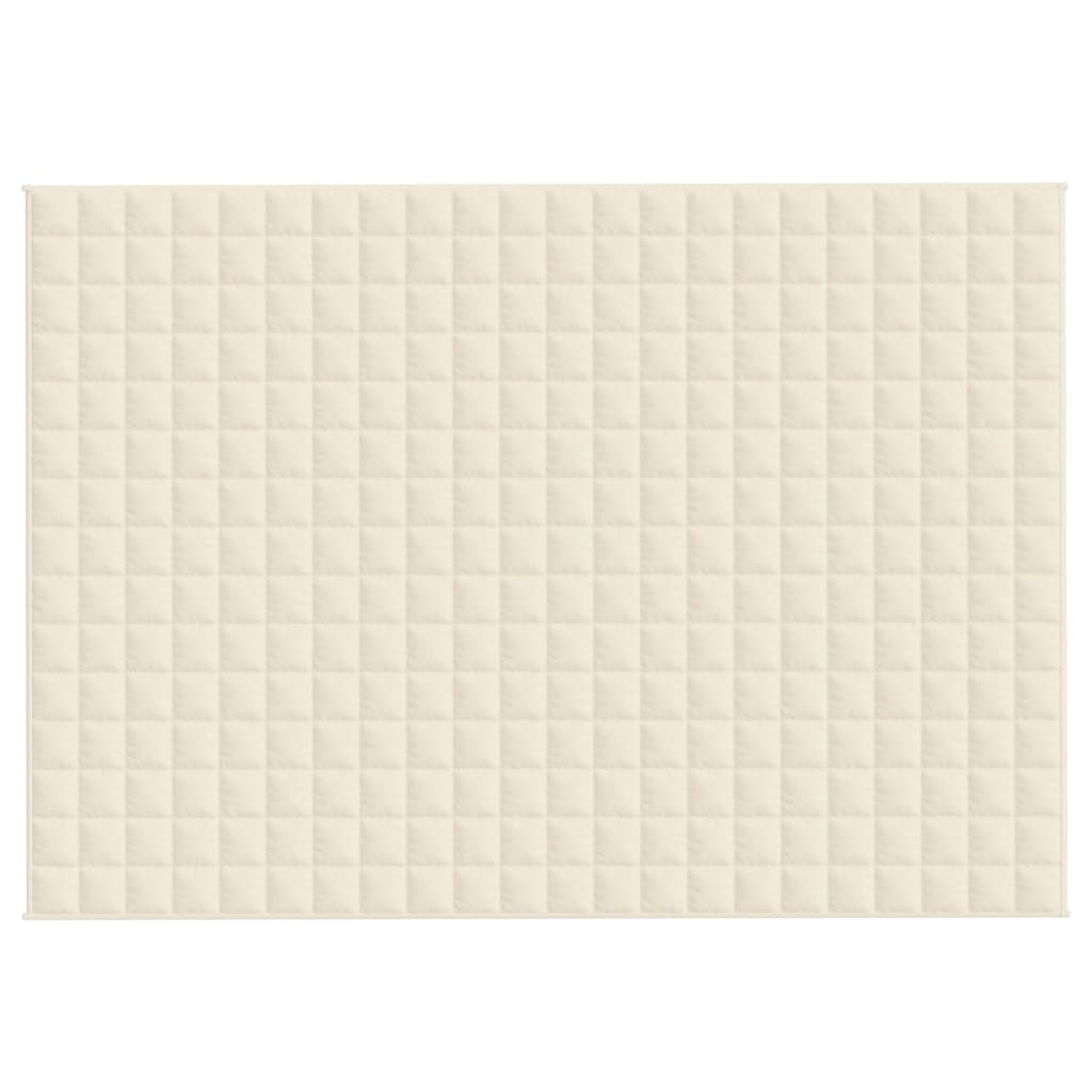 8720845601799_g_en_hd_1 vidaXL Weighted Blanket Light Cream 155x220 cm 11 kg Fabric - Image 3