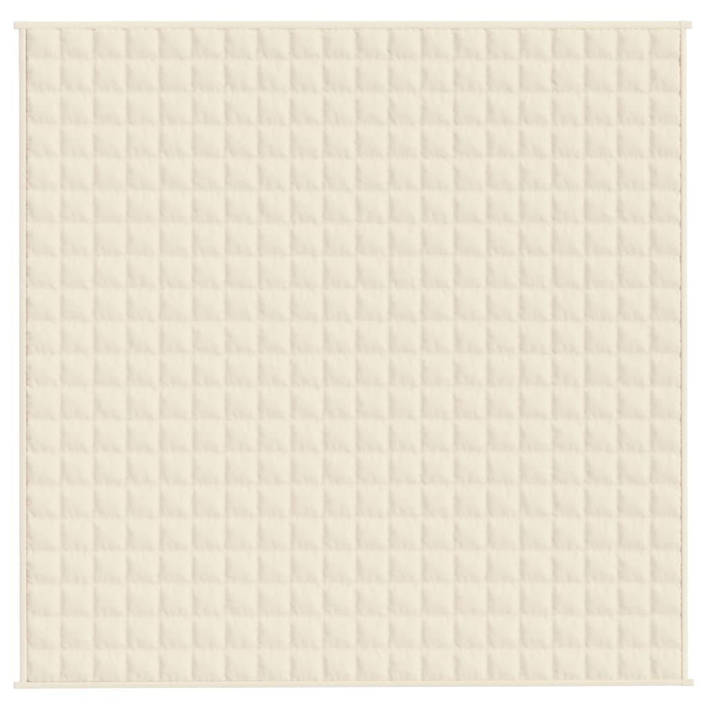 8720845601805_g_en_hd_1 vidaXL Weighted Blanket Light Cream 200x200 cm 9 kg Fabric - Image 3