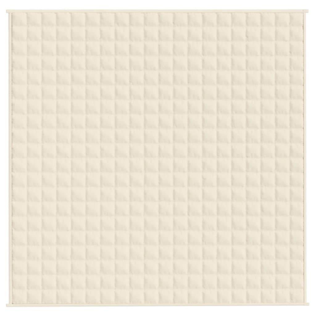 8720845601812_g_en_hd_1 vidaXL Weighted Blanket Light Cream 200x200 cm 13 kg Fabric - Image 3