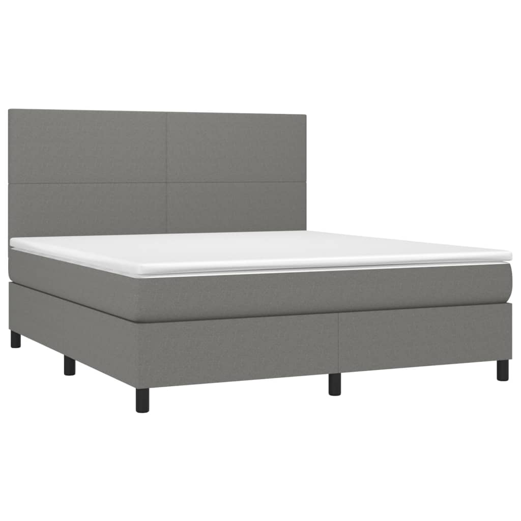 8720845602185_g_en_hd_1 vidaXL Box Spring Bed with Mattress Dark Grey 153x203 cm Queen Size Fabric - Image 3