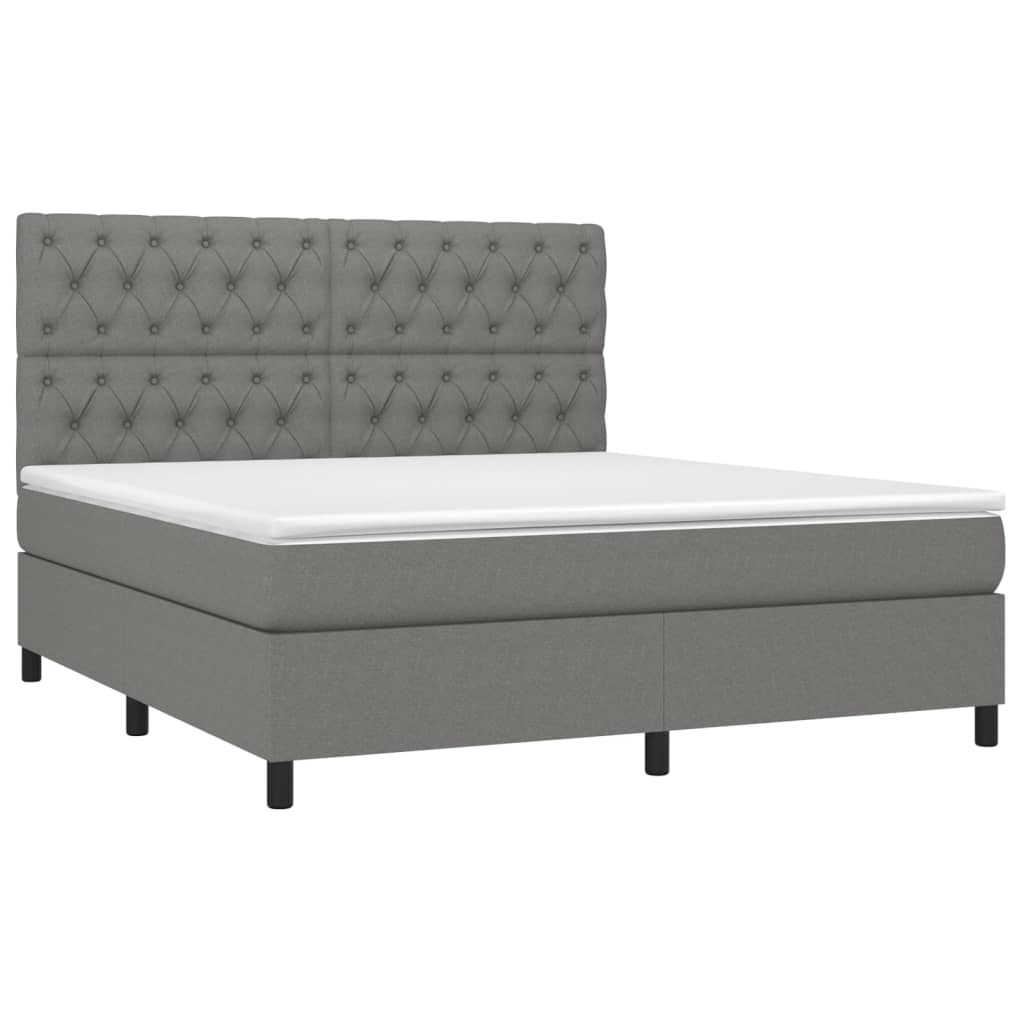 8720845602338_g_en_hd_1 vidaXL Box Spring Bed with Mattress Dark Grey 153x203 cm Queen Size Fabric - Image 3