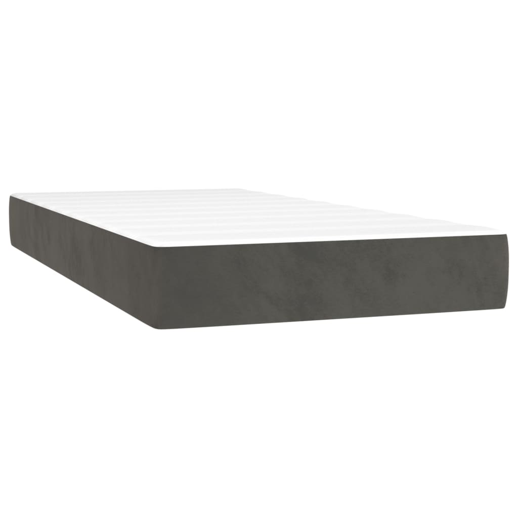 8720845602499_g_en_hd_3 vidaXL Box Spring Bed with Mattress Dark Grey 106x203 cm King Single Size Velvet - Image 5