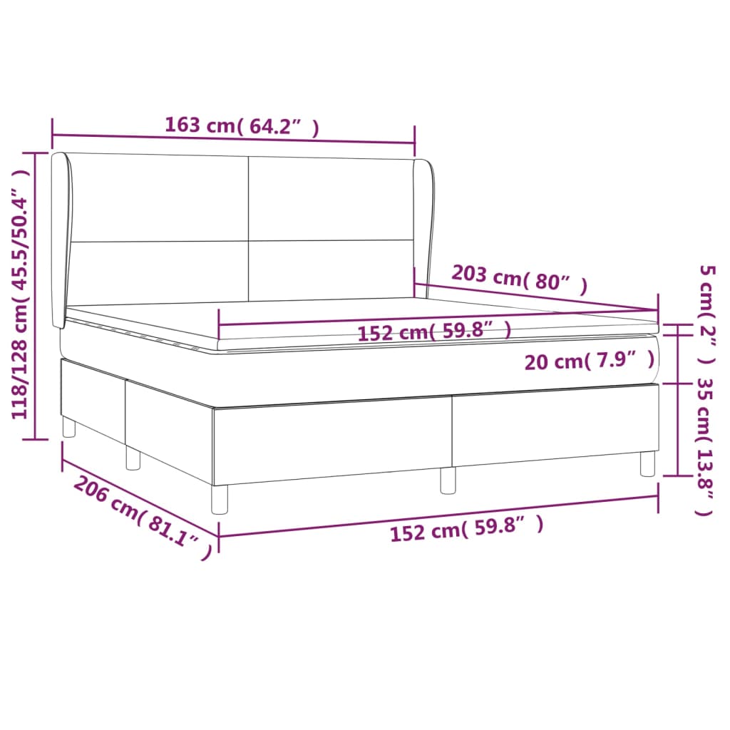 8720845602697_g_en_hd_5 vidaXL Box Spring Bed with Mattress Dark Grey 153x203 cm Queen Size Fabric - Image 7