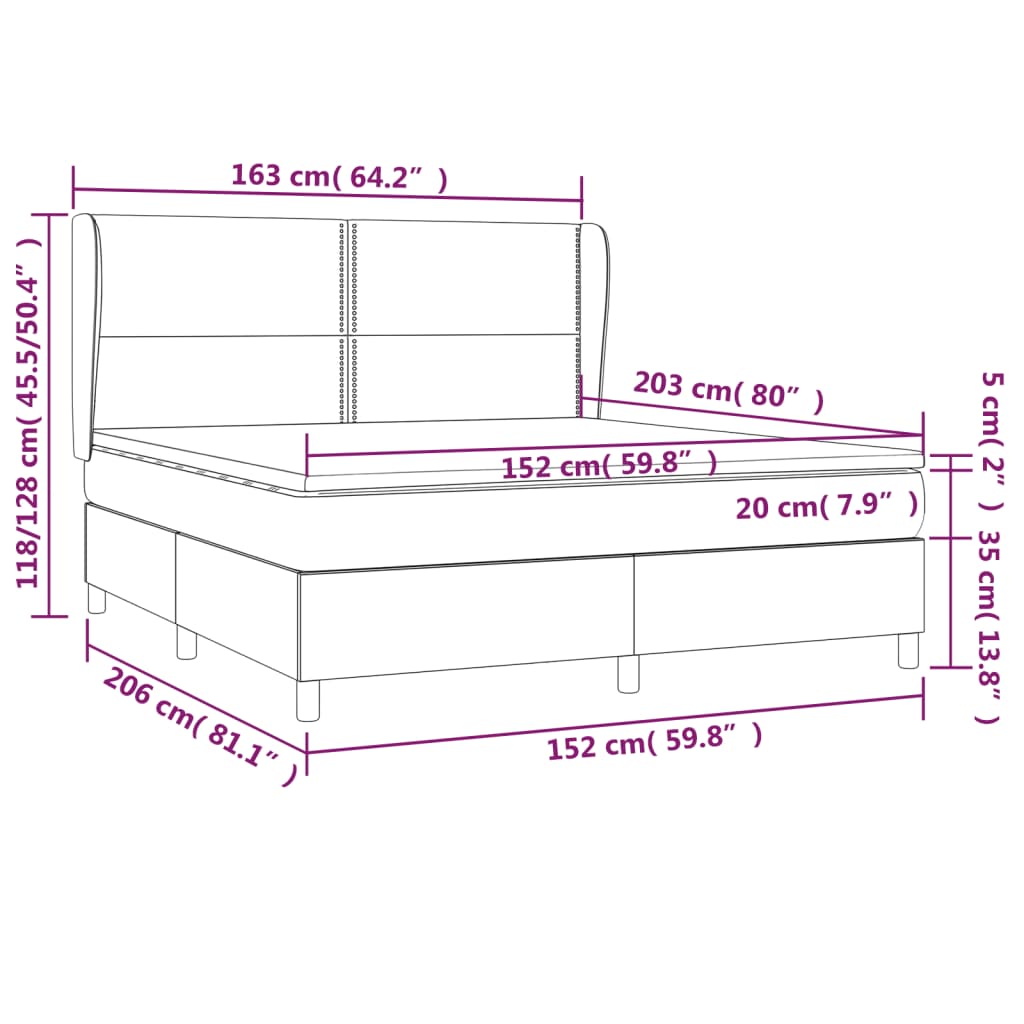 8720845602727_g_en_hd_5 vidaXL Box Spring Bed with Mattress Dark Grey 153x203 cm Queen Size Fabric - Image 7