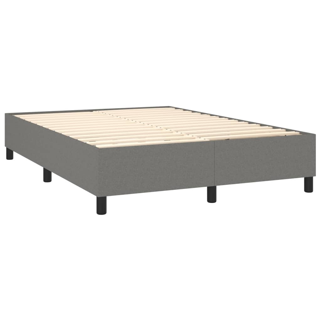 8720845602833_g_en_hd_2 vidaXL Box Spring Bed with Mattress Dark Grey 137x187 cm Double Size Fabric - Image 4