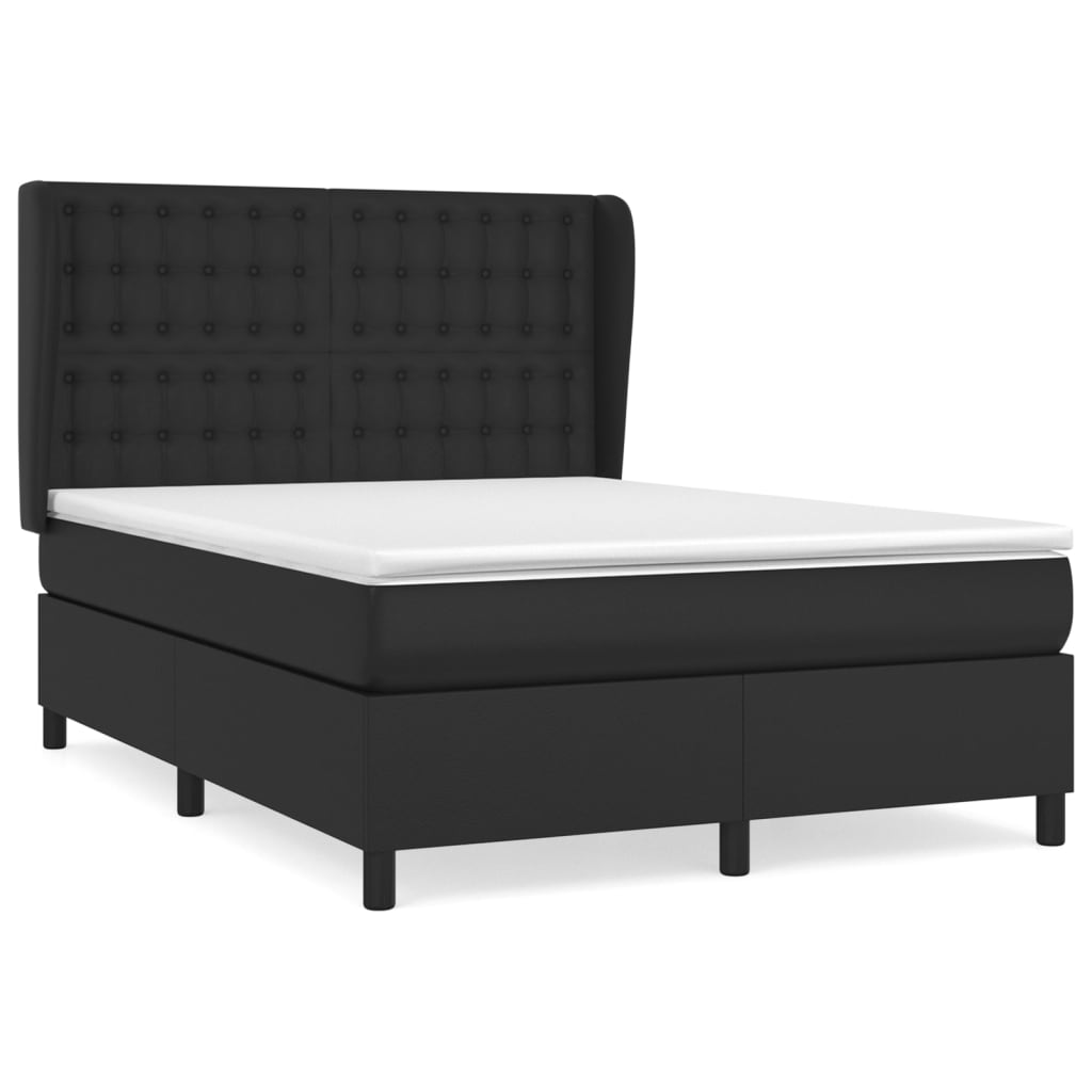 8720845602956_a_en_hd_1 vidaXL Box Spring Bed with Mattress Black 137x187 cm Double Size Faux Leather - Image 2