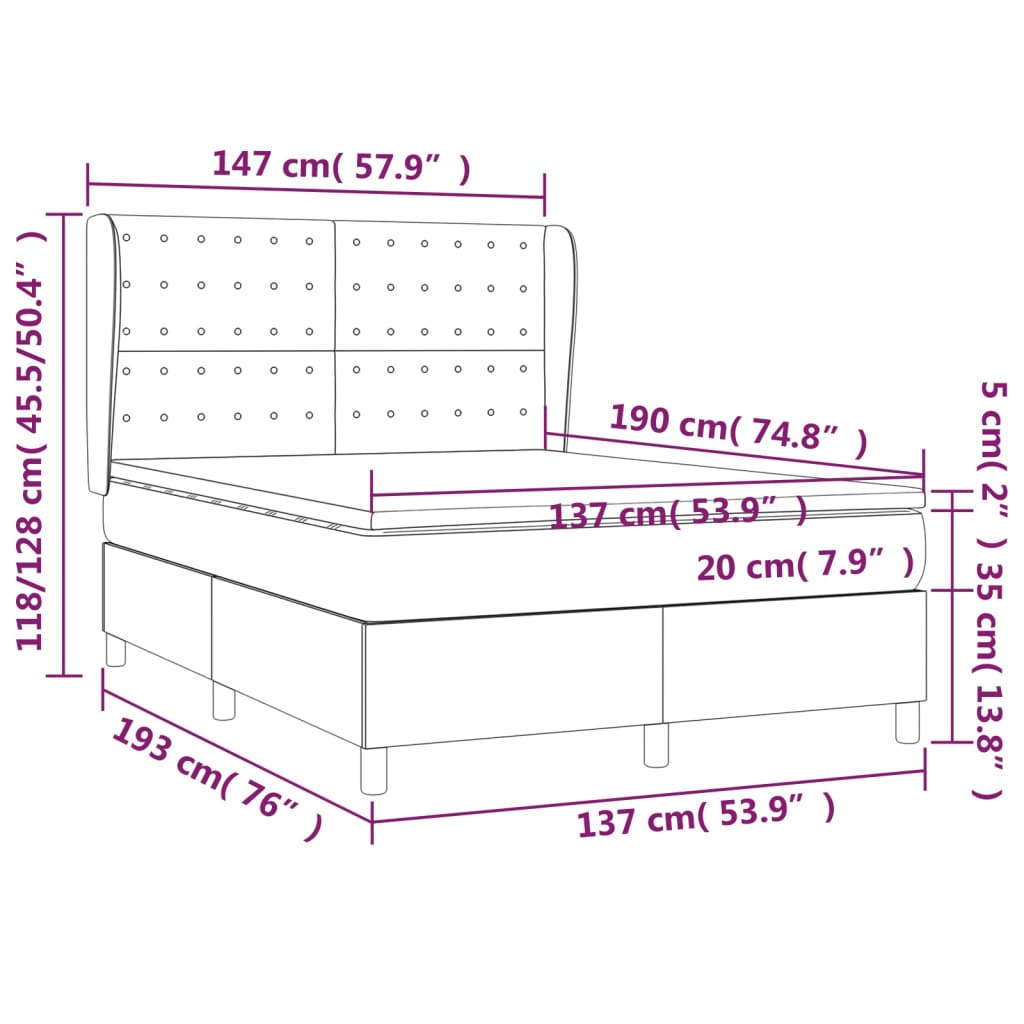 8720845602956_g_en_hd_5 vidaXL Box Spring Bed with Mattress Black 137x187 cm Double Size Faux Leather - Image 7