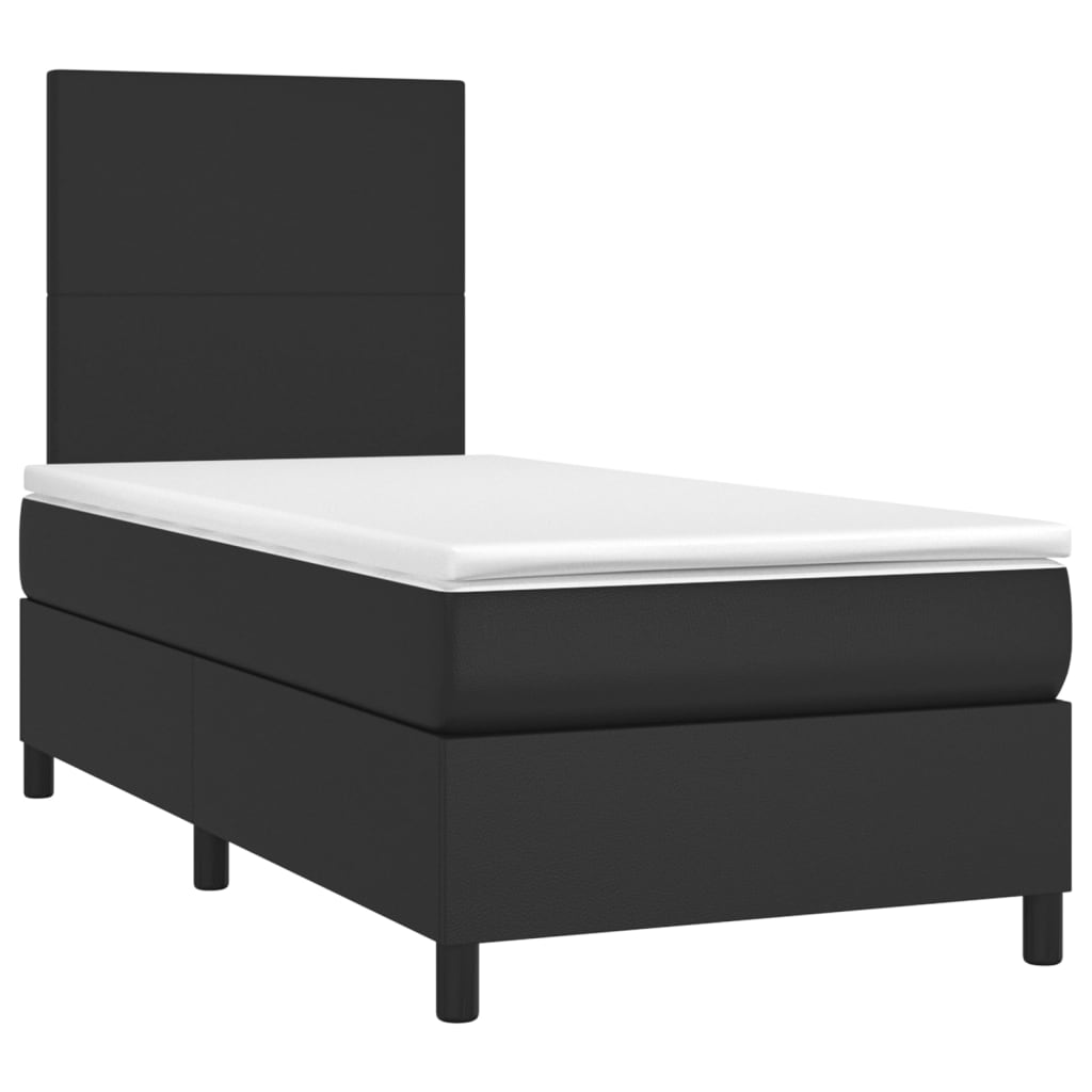 8720845603939_g_en_hd_2 vidaXL Box Spring Bed with Mattress&LED Black 106x203 cm King Single Size Faux Leather - Image 4