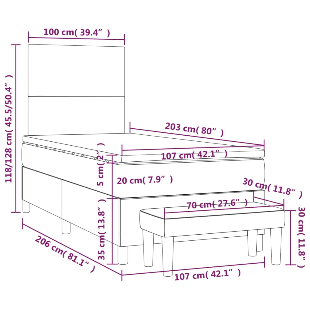 8720845604950_g_en_hd_6 vidaXL Box Spring Bed with Mattress Black 106x203 cm King Single Size Faux Leather - Image 8