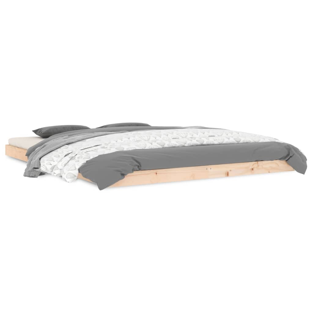 8720845639648_a_en_hd_1 vidaXL Bed Frame without Mattress 150x200 cm Solid Wood Pine - Image 2