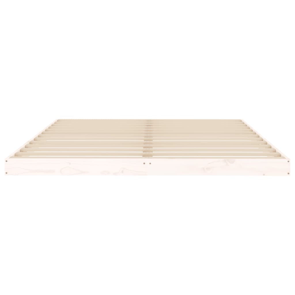 8720845639655_g_en_hd_3 vidaXL Bed Frame without Mattress White 150x200 cm Solid Wood Pine - Image 5