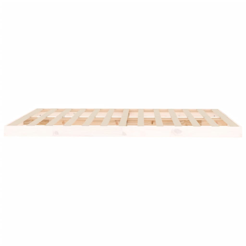 8720845639655_g_en_hd_4 vidaXL Bed Frame without Mattress White 150x200 cm Solid Wood Pine - Image 6