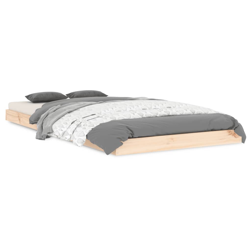 8720845640040_a_en_hd_1 vidaXL Bed Frame without Mattress 90x190 cm Solid Wood Pine - Image 2