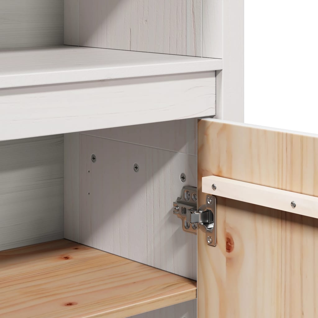 8720845640453_g_en_hd_7 vidaXL Highboard White 80x35x154 cm Solid Wood Pine - Image 10