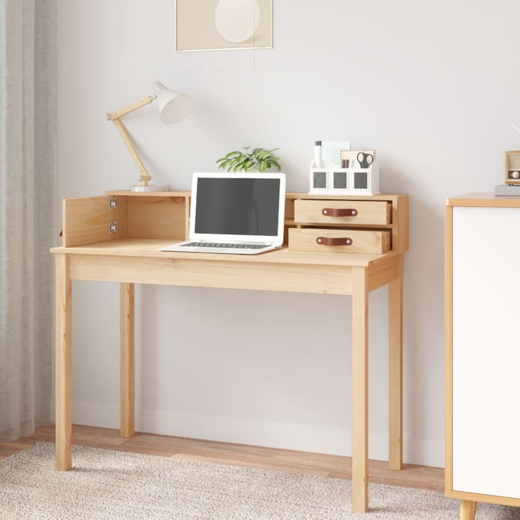 8720845640545_g_en_hd_1 vidaXL Desk 110x50x93 cm Solid Wood Pine - Image 4