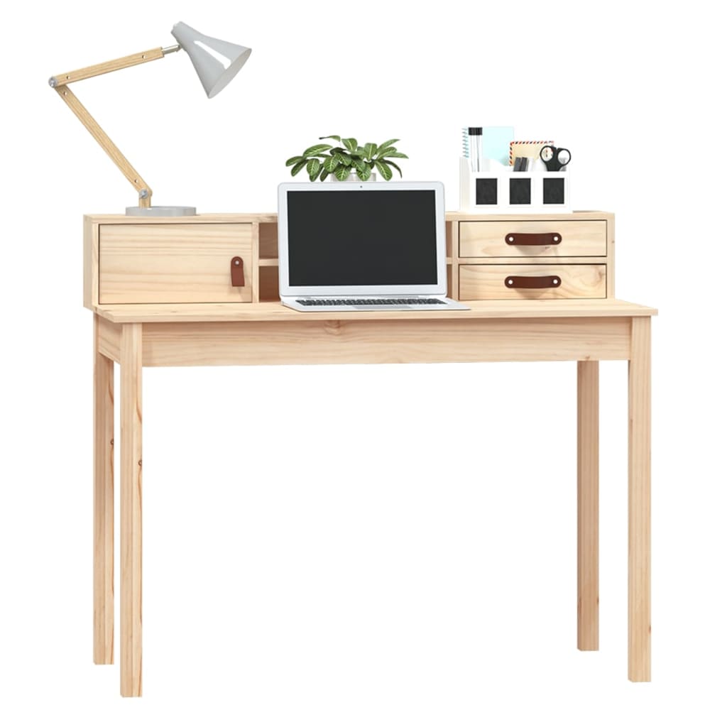 8720845640545_g_en_hd_2 vidaXL Desk 110x50x93 cm Solid Wood Pine - Image 5