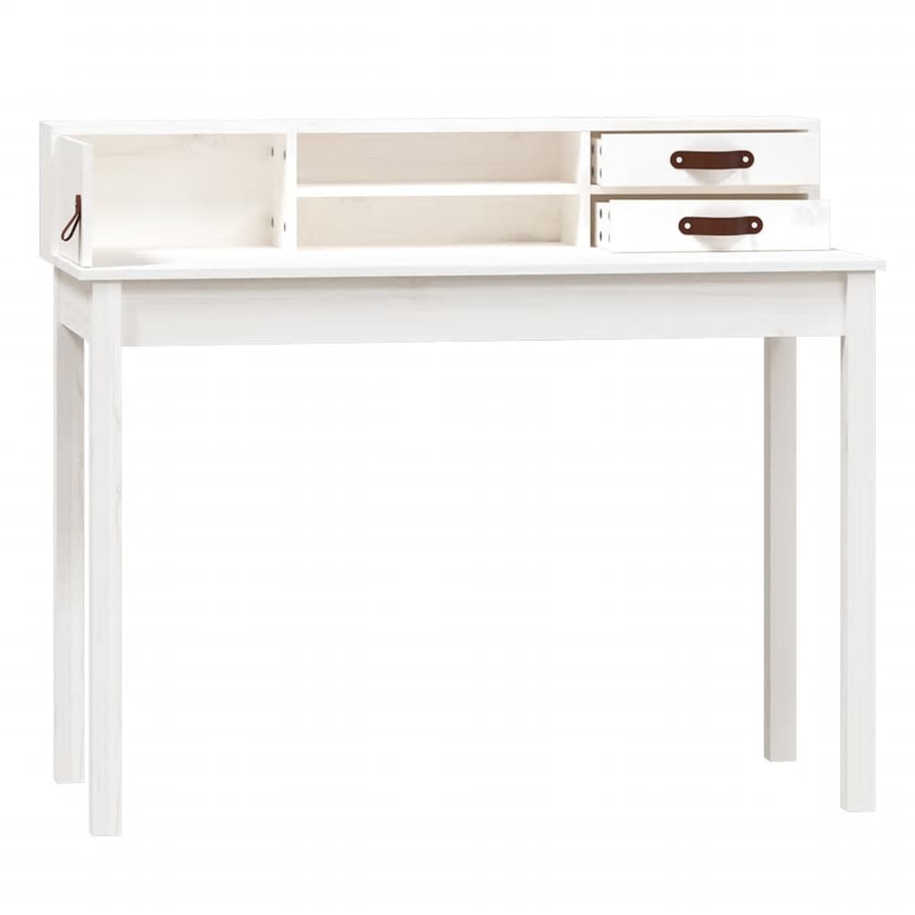 8720845640552_g_en_hd_4 vidaXL Desk White 110x50x93 cm Solid Wood Pine - Image 7