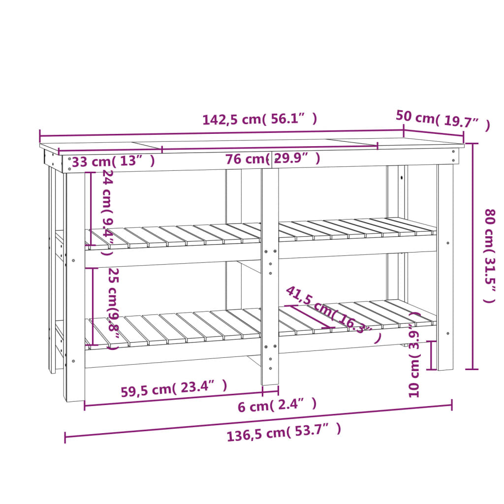 8720845641757_g_en_hd_6 vidaXL Work Bench White 142.5x50x80 cm Solid Wood Pine - Image 8