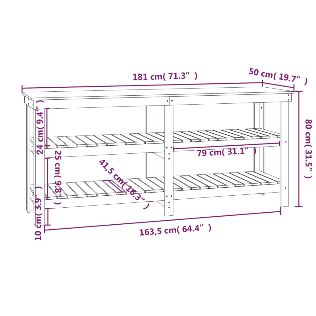 8720845641801_g_en_hd_6 vidaXL Work Bench White 181x50x80 cm Solid Wood Pine - Image 8