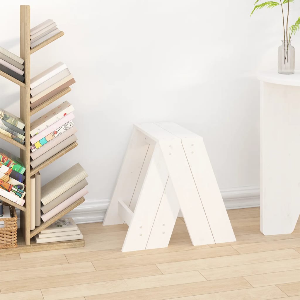 8720845641856_g_en_hd_1 vidaXL Stools 2 pcs White 40x40x45 cm Solid Wood Pine - Image 3