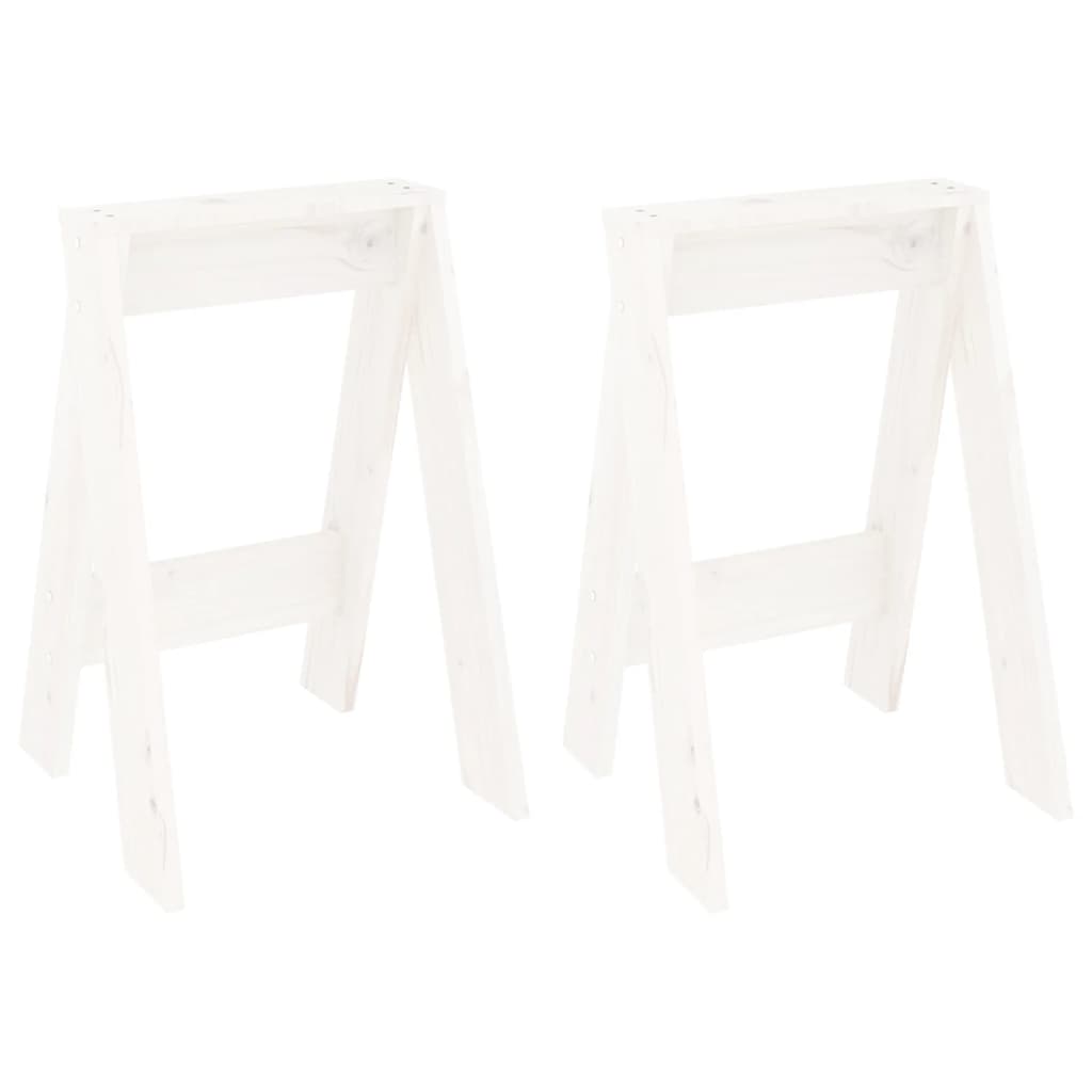 8720845641900_a_en_hd_1 vidaXL Stools 2 pcs White 40x40x60 cm Solid Wood Pine - Image 2