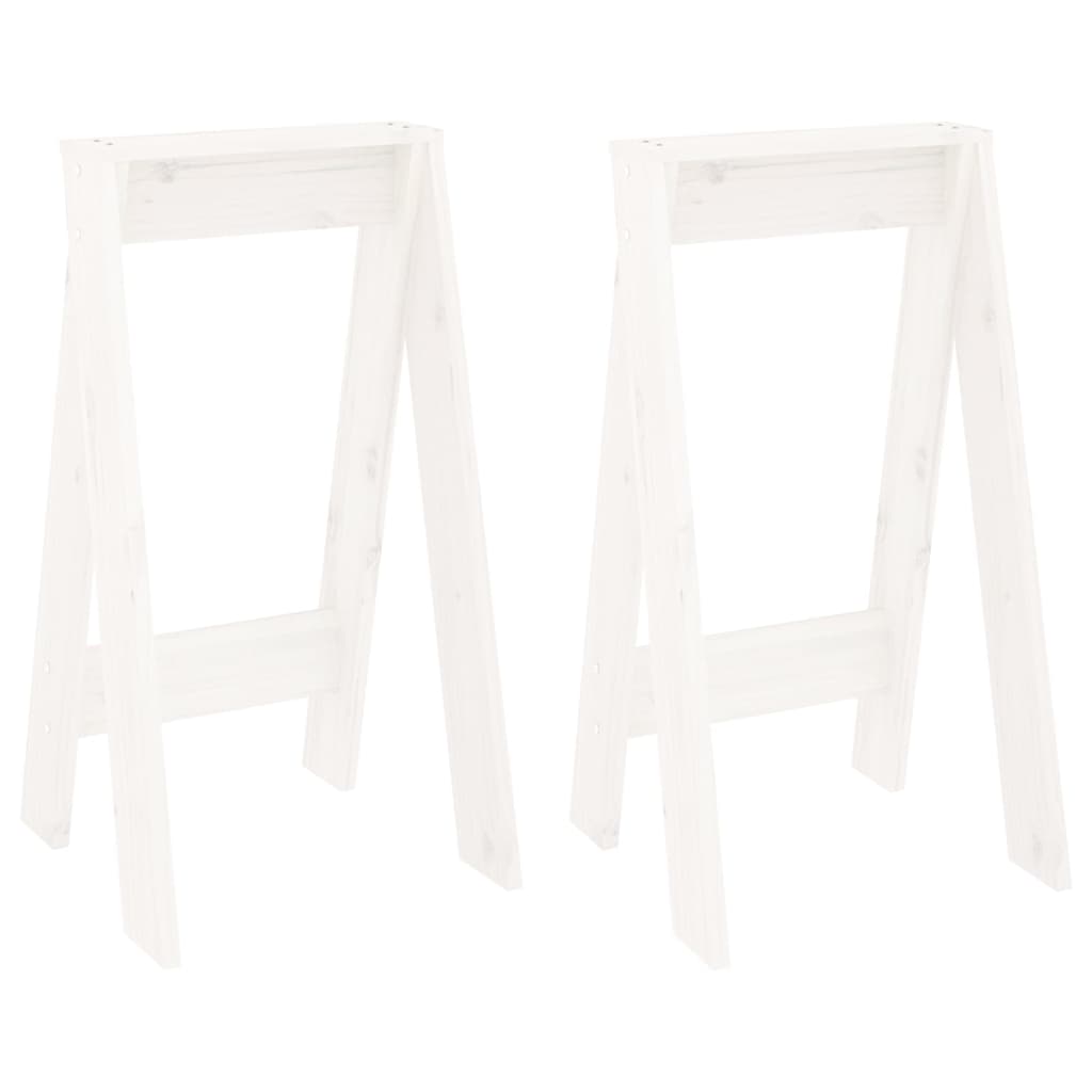 8720845641955_a_en_hd_1 vidaXL Stools 2 pcs White 40x40x75 cm Solid Wood Pine - Image 2
