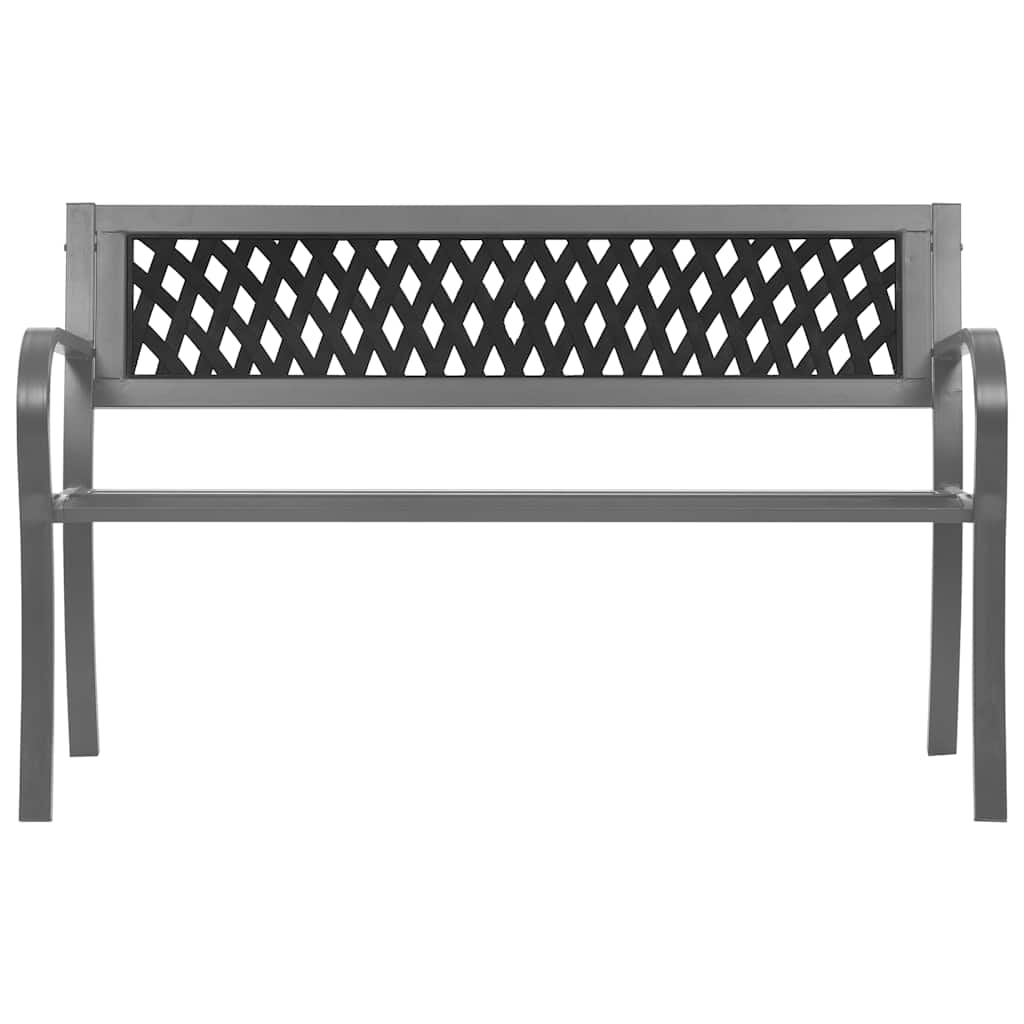 8720845642495_g_en_hd_1 vidaXL Garden Bench Black 120 cm Steel - Image 2