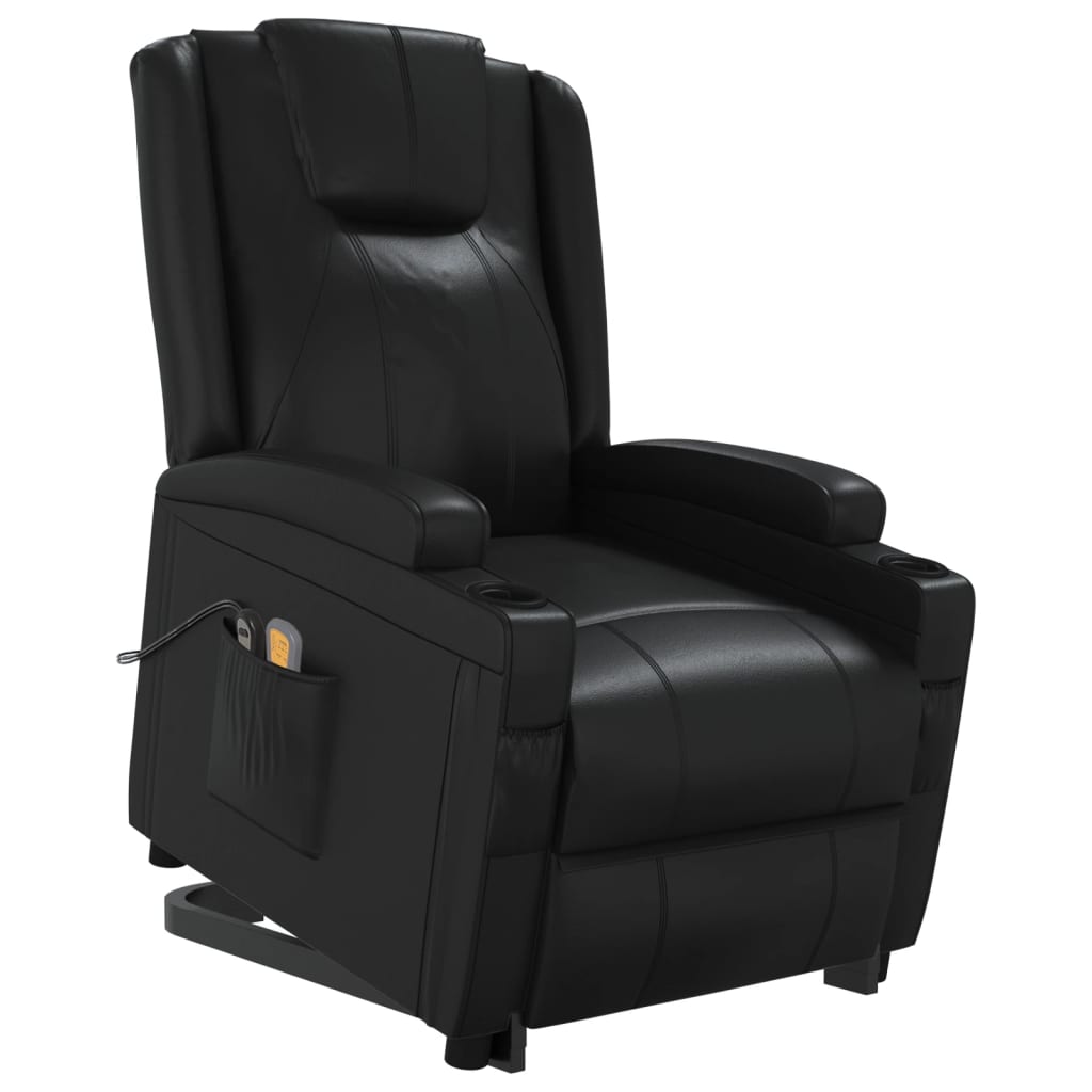 8720845643492_g_en_hd_7 vidaXL Stand up Massage Chair Black Faux Leather - Image 9