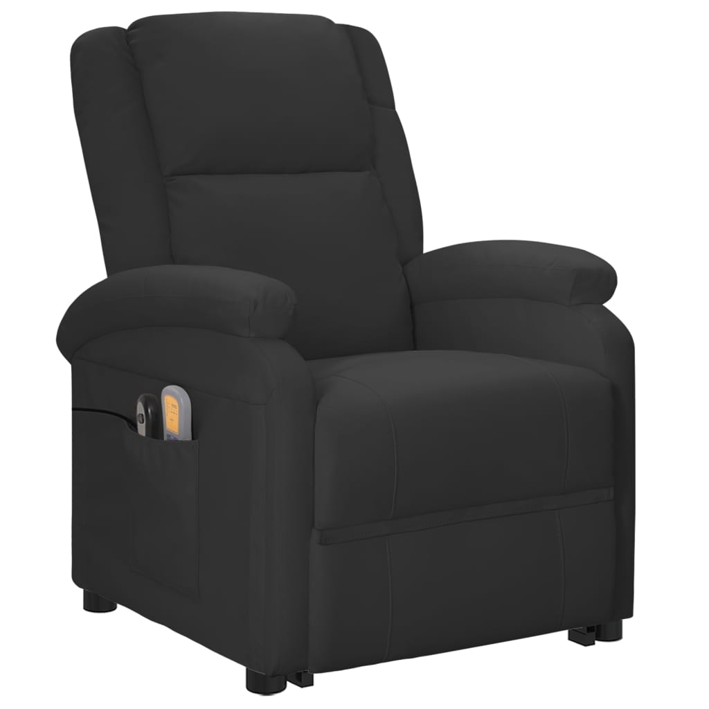 8720845644499_g_en_hd_1 vidaXL Stand up Massage Chair Black Faux Leather - Image 2
