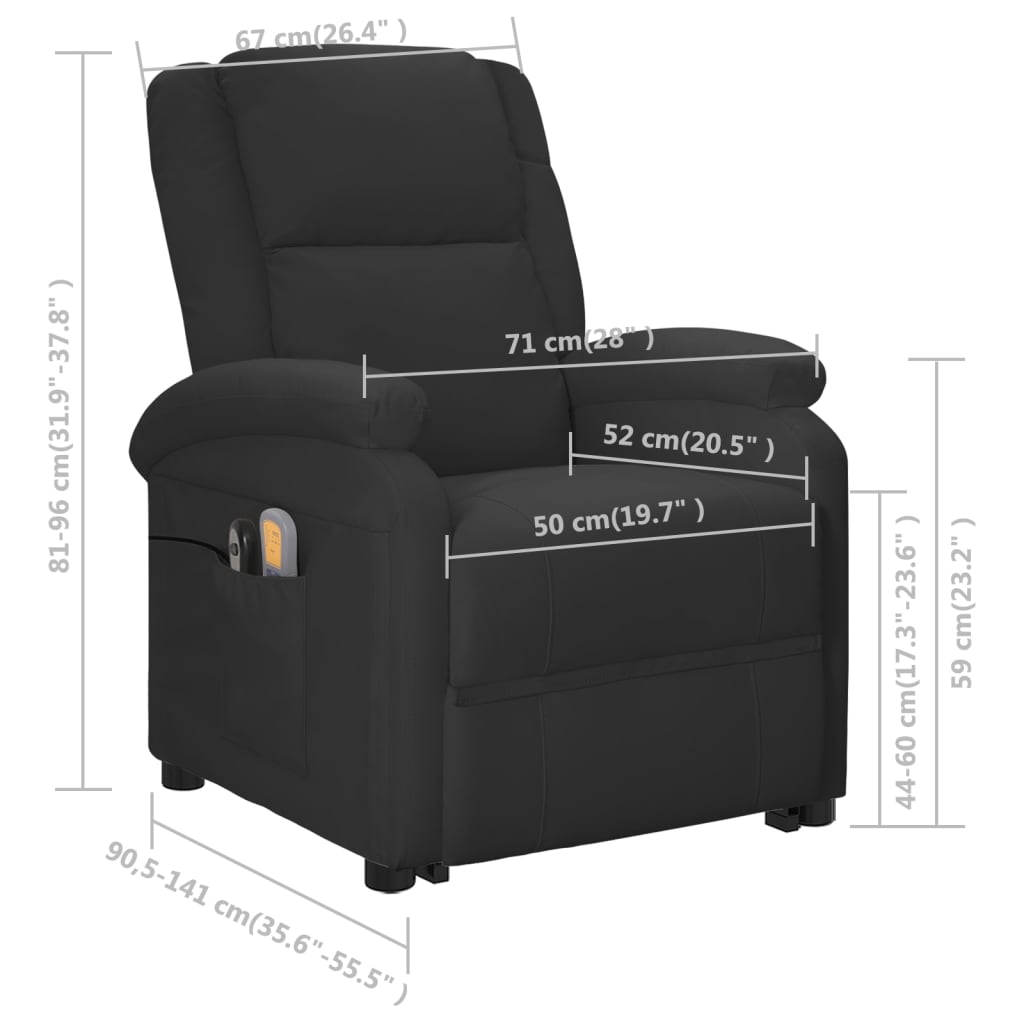 8720845644499_g_en_hd_11 vidaXL Stand up Massage Chair Black Faux Leather - Image 12