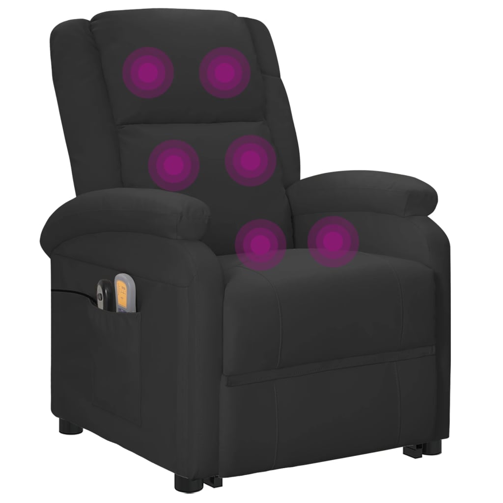 8720845644499_g_en_hd_5 vidaXL Stand up Massage Chair Black Faux Leather - Image 6