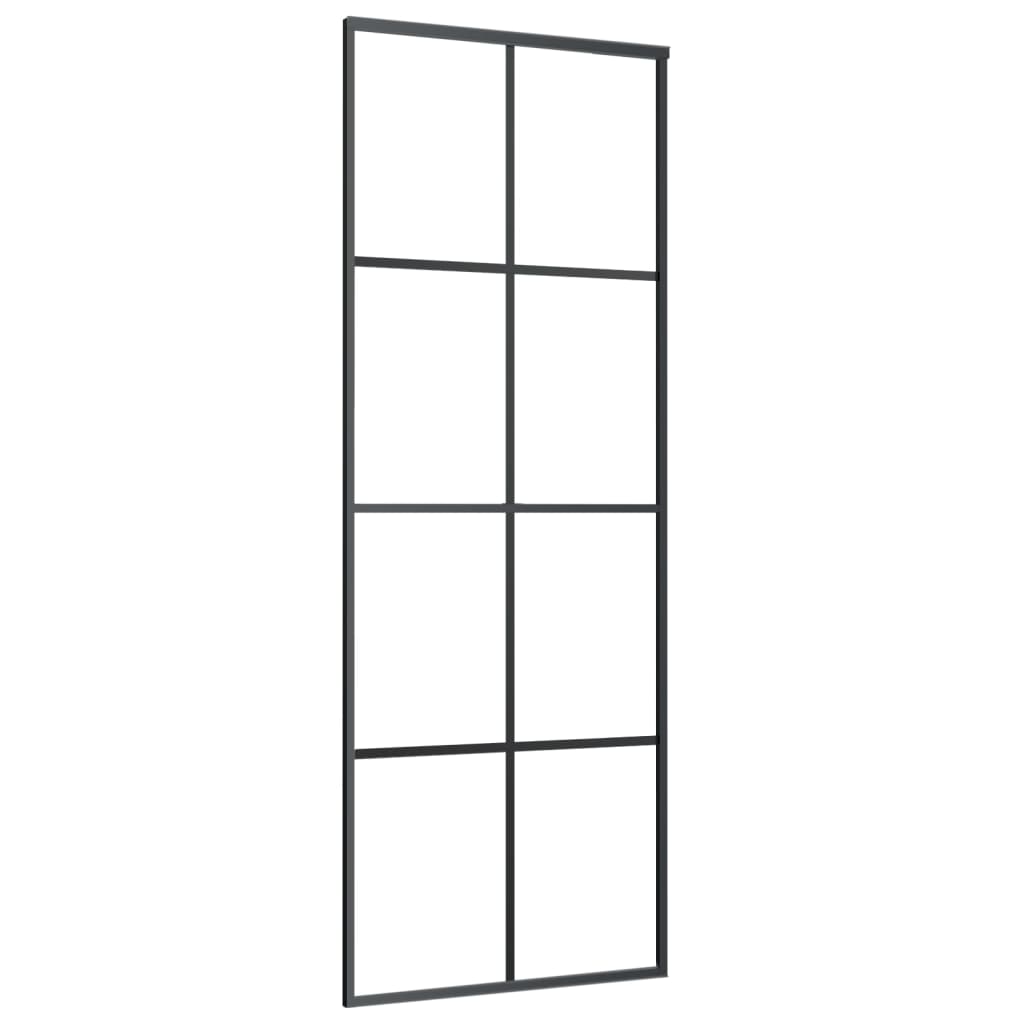 8720845648183_g_en_hd_2 vidaXL Sliding Door with Hardware Set 76x205 cm ESG Glass&Aluminium - Image 4