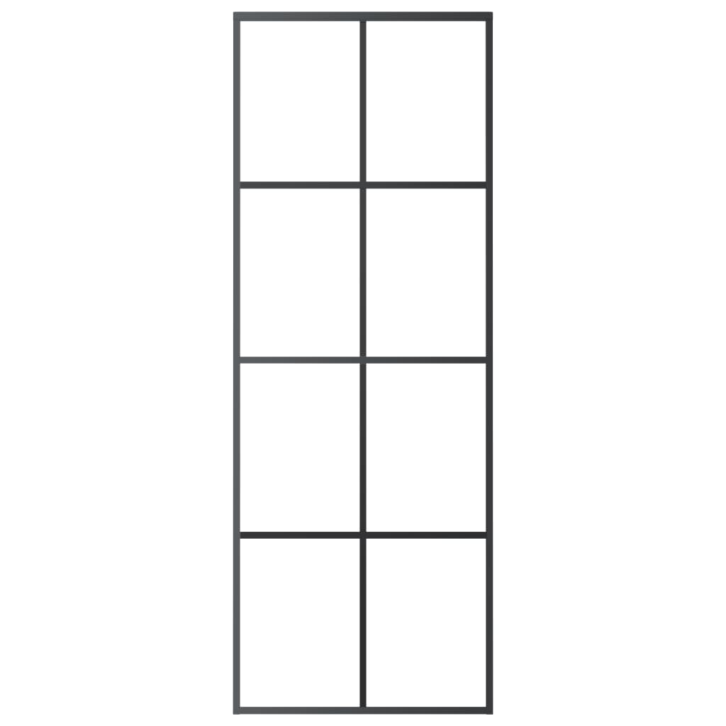 8720845648183_g_en_hd_3 vidaXL Sliding Door with Hardware Set 76x205 cm ESG Glass&Aluminium - Image 5