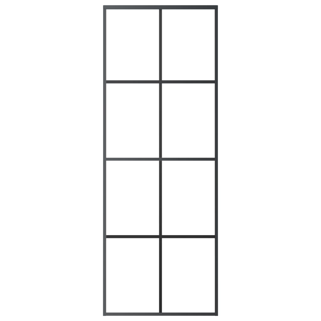 8720845648190_g_en_hd_3 vidaXL Sliding Door with Hardware Set 76x205 cm ESG Glass&Aluminium - Image 5