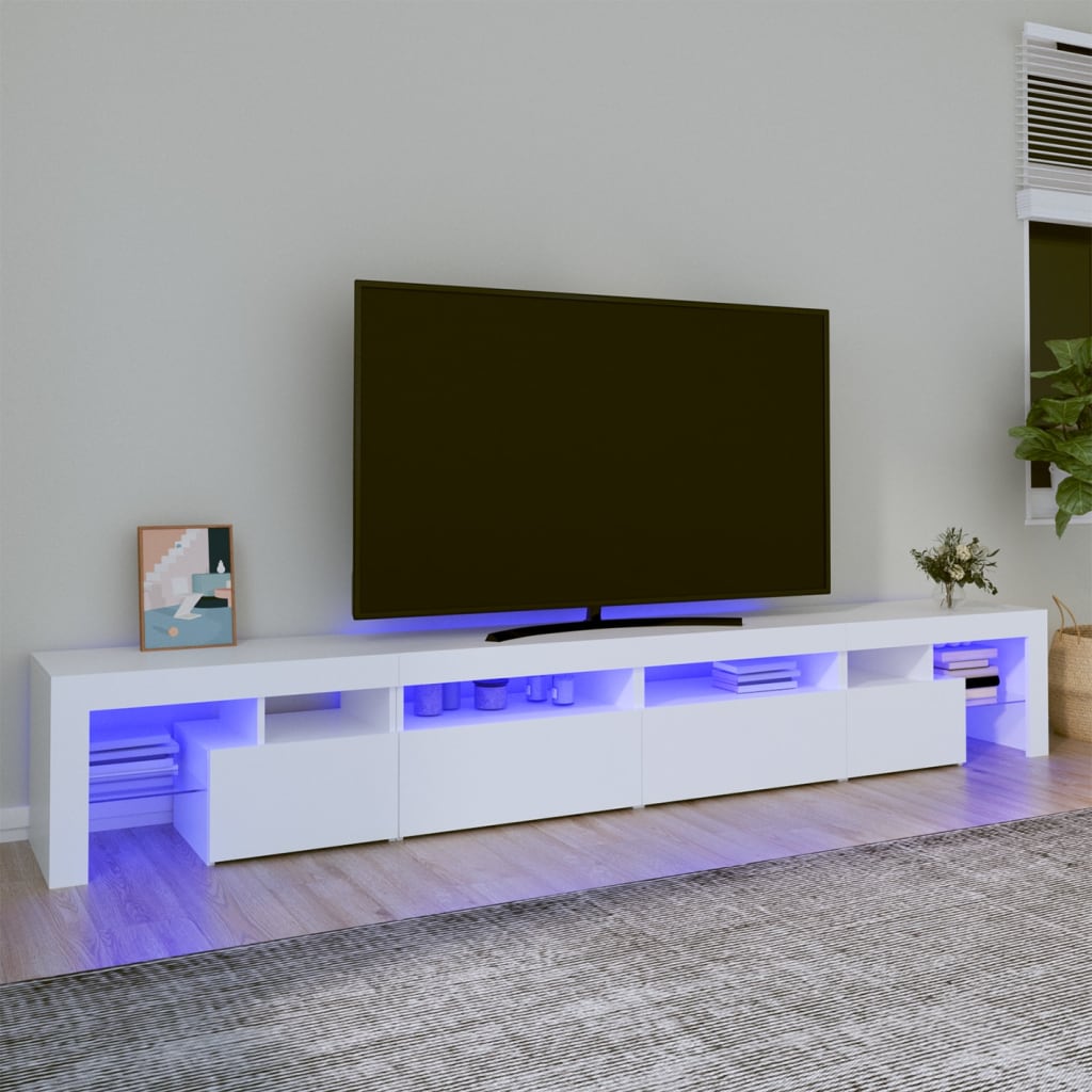 8720845649661_m_en_hd_1 vidaXL TV Cabinet with LED Lights White 260x36.5x40 cm - Image 1