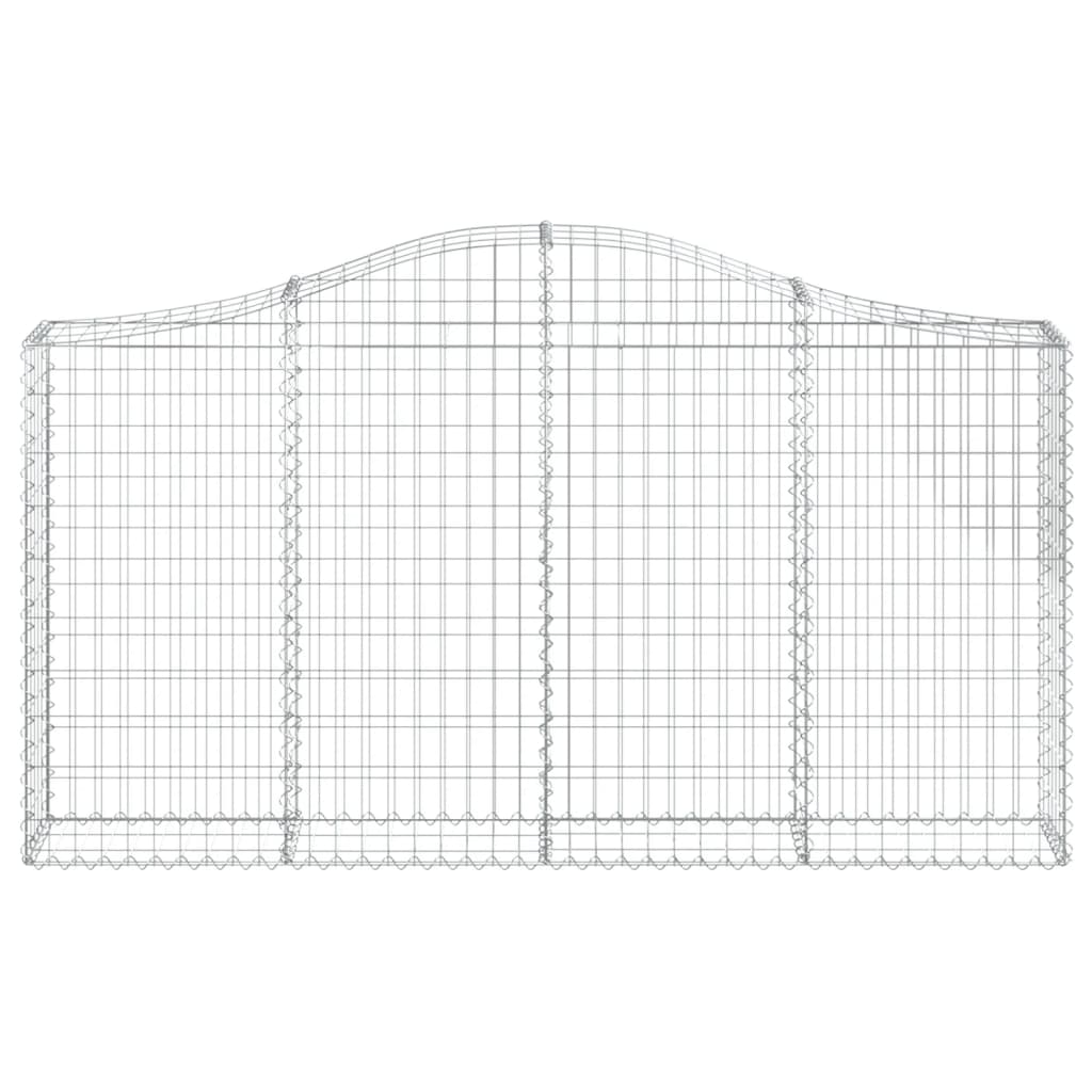 8720845650483_g_en_hd_1 vidaXL Arched Gabion Basket 200x30x100/120 cm Galvanised Iron - Image 3