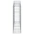 vidaXL Arched Gabion Basket 200x30x100/120 cm Galvanised Iron - Image 4