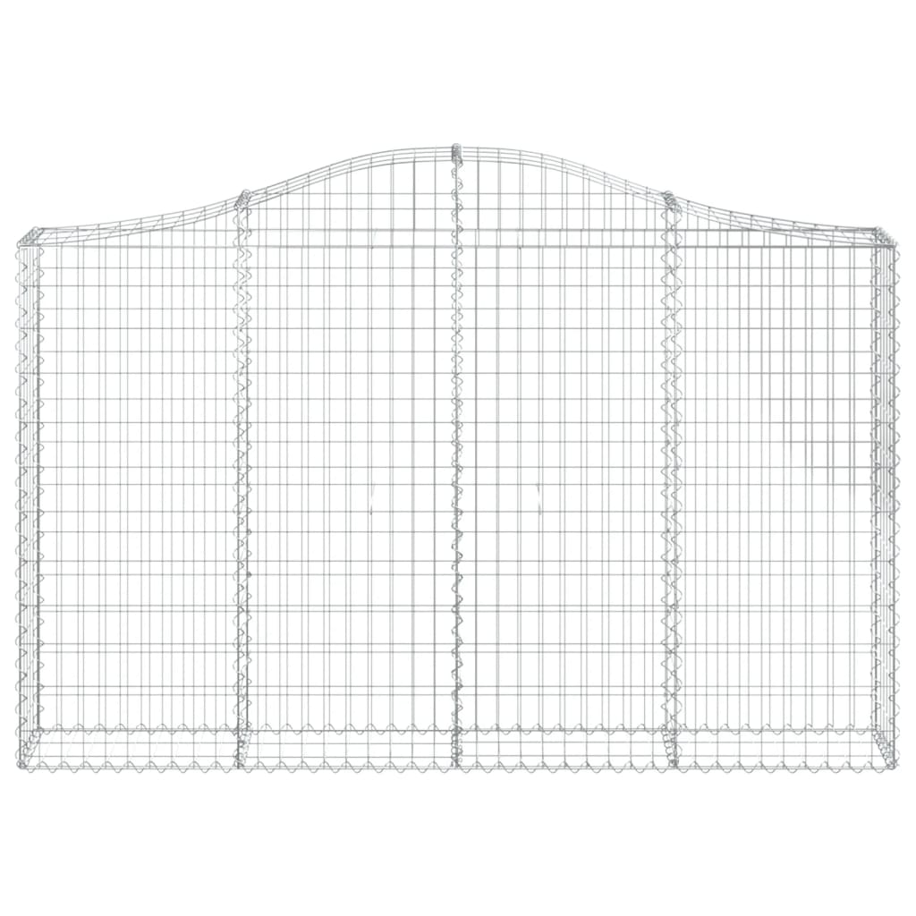 8720845650490_g_en_hd_1 vidaXL Arched Gabion Basket 200x30x120/140 cm Galvanised Iron - Image 3