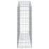 vidaXL Arched Gabion Basket 200x50x140/160 cm Galvanised Iron - Image 4