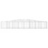 vidaXL Arched Gabion Basket 400x30x60/80 cm Galvanised Iron - Image 3