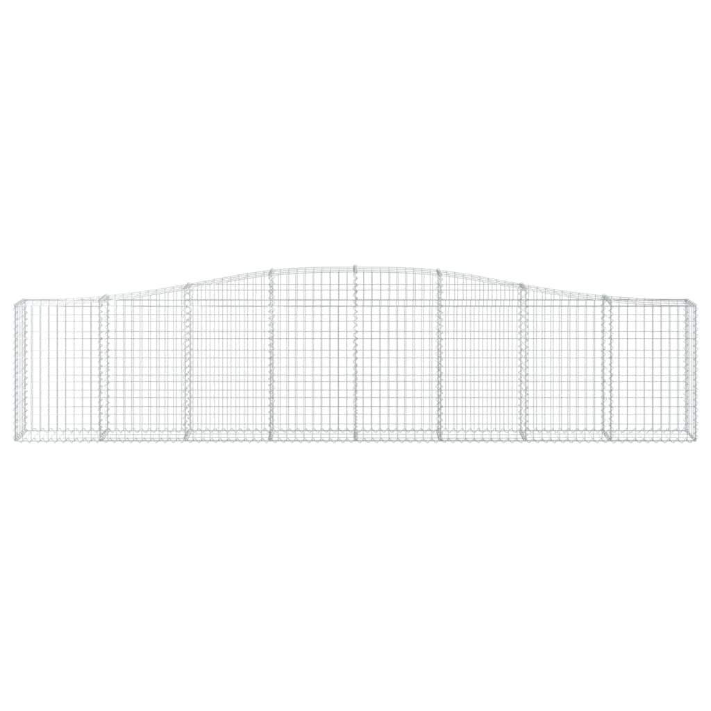 8720845650674_g_en_hd_1 vidaXL Arched Gabion Basket 400x30x80/100 cm Galvanised Iron - Image 3