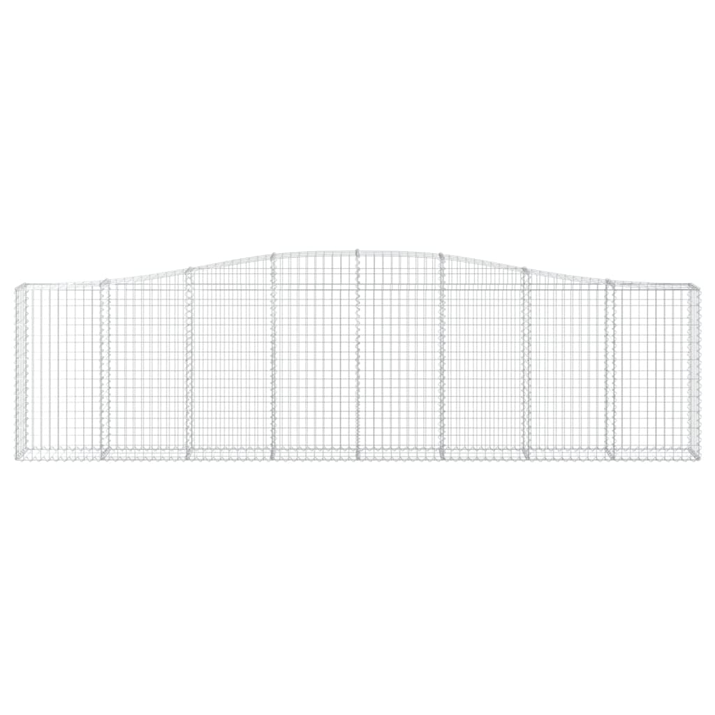 8720845650681_g_en_hd_1 vidaXL Arched Gabion Basket 400x30x100/120 cm Galvanised Iron - Image 3