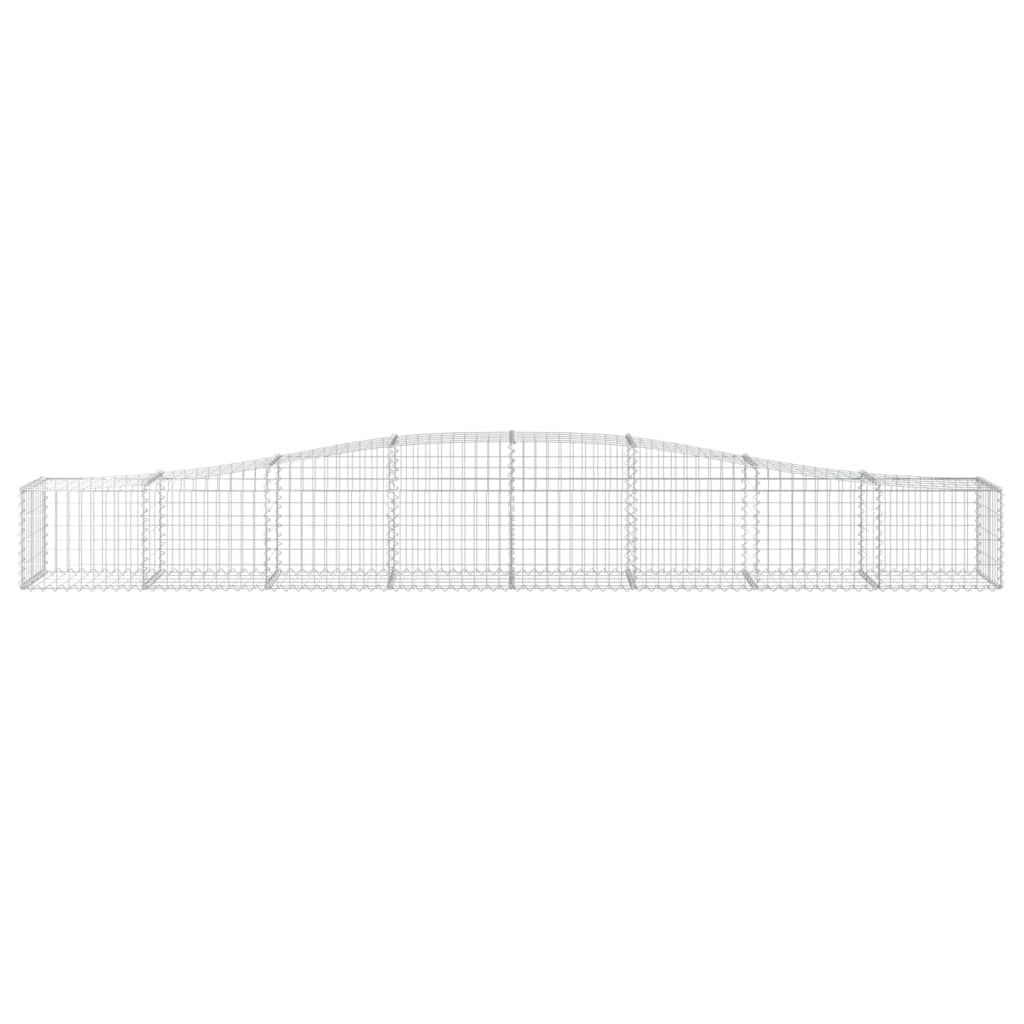 8720845650759_g_en_hd_1 vidaXL Arched Gabion Basket 400x50x40/60 cm Galvanised Iron - Image 3