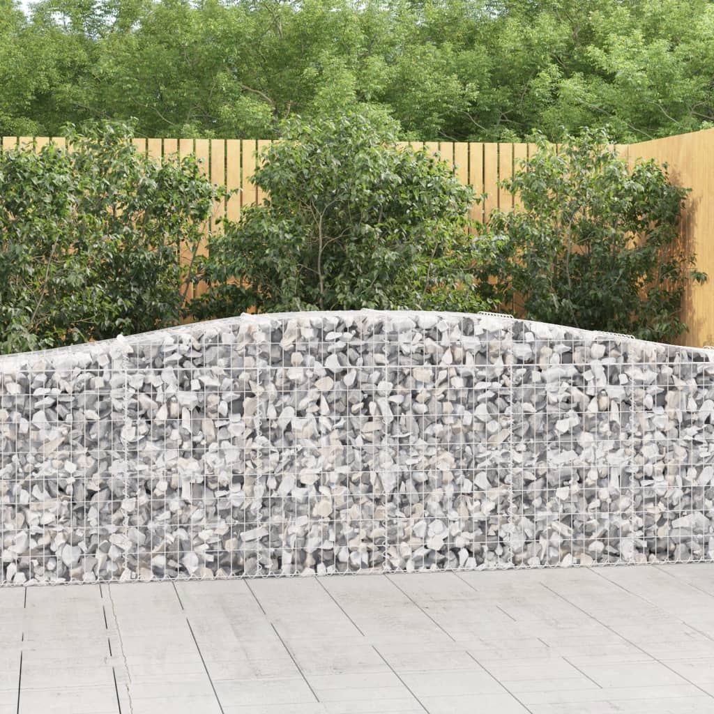 8720845650773_m_en_hd_1 vidaXL Arched Gabion Basket 400x50x80/100 cm Galvanised Iron - Image 1